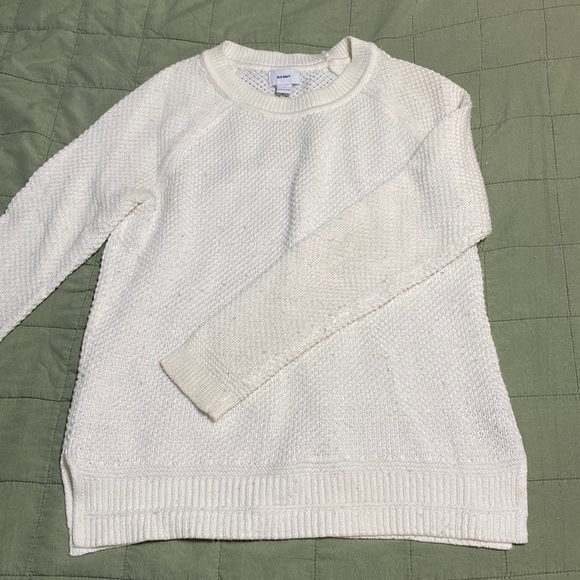 Old Navy Sweaters - Off White Crocheted Sweater